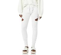 rare/self Legging Unisexe, avec Découpes, Côtelé, Blanc, Taille 2