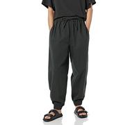 rare/self Pantalon de Jogging Unisexe, à Enfiler, en Sergé, Noir Cassé, Taille 2
