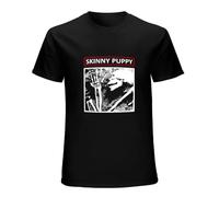 Rare Skinny Puppy Ministry Band Mens T-Shirt Black Unisex Mens Tees L