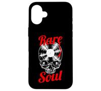 Rare Soul Music Vintage Old School DJ Tourne-Disque en Vinyle Motif crâne Coque pour iPhone 16 Plus