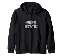 Rare Static Glitch Typographie Streetwear Design Sweat à Capuche