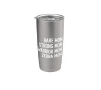 Rare Strong Warrior Zebra Mom Condition de maladie génétique Gobelet isotherme en acier inoxydable double paroi