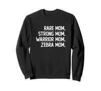 Rare Strong Warrior Zebra Mom Condition de maladie génétique Sweatshirt