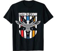Rare Vintage S%Yst%Em of A D%Own 2 He%Aded Eagle Unisex, Men, Men Tee,T-Shirt Black L