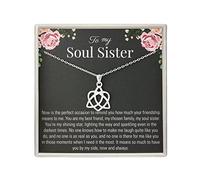 RareLove Collier en argent sterling 925 avec nœud celtique en forme de cœur - Cadeau idéal pour une meilleure amie