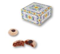 RAREZZE - biscuits siciliens à la pâte d’amande à la MÛRE | boîte cadeau décorée 400gr | Spécialités siciliennes, pâtisseries artisanaux, cannoli, cassata siciliana