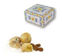 RAREZZE - biscuits siciliens à la pâte d’amande | boîte cadeau décorée 400gr | Spécialités siciliennes, pâtisseries artisanaux, cannoli, cassata siciliana