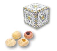 RAREZZE - Pâtisseries de pâte d'amande sicilienne ASSORTI emballés individuellement dans un jolie coffret cadeau (kg.1). RAREZZE: petit gâteaux sicilien, cannoli, cassate, pâtisserie artisanale