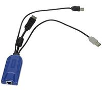 Raritan D2CIM-DVUSB-DP câble kvm Noir, Bleu - Câbles kvm (USB, USB, DisplayPort, Noir, Bleu, RJ-45, Male connector / Female connector)