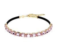 Ras-de-cou Millenia, Taille octogonale, Violet, Doré à l’or 18 carats (750/1000) OS