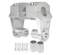Ras de guidon | Bride guidon 22-28 mm | Adaptateur anti-vibration rehaussant | Pièces moto pour enduro, quad, custom, pilotage hivernal