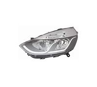 RAS Projecteur Gauche Avec Moteur, Parabole Noire Et Bord Intérieur Blanc pour Renault Clio De 09-2016 À 08-2019