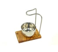 Rasage Design Plus De Bois D 'ol Ivier Avec Edelstahltiegel Brillant