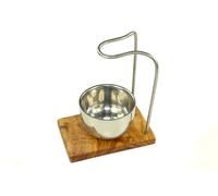 Rasage Design Plus De Bois D 'ol Ivier Avec Edelstahltiegel Brillant