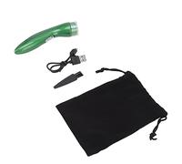 Rasage électrique yueyashux rasoir à faible bruit en acier inoxydable rasoir électrique réactivité allergique mini rasoir électrique compact pour l'homme 3,7 V 2W (Vert)