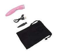 Rasage électrique yueyashux rasoir à faible bruit en acier inoxydable rasoir électrique réactivité allergique mini rasoir électrique compact pour l'homme 3,7 V 2W (Rose)