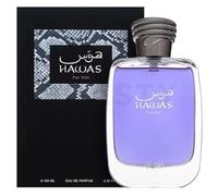 Rasasi Hawas Eau de parfum - Parfum frais et séduisant pour homme, longue durée avec des notes aquatiques et épicées, parfait pour le quotidien et le soir, 100 ml