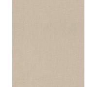 Rasch 484540 Papier peint intissé uni Marron clair avec structure textile 10,05 x 0,53 m (L x l)