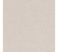 Rasch 634150 Papier peint intissé Vintage Rétro 0.53 x 10.05 m Beige