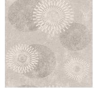 Rasch Papier peint intissé graphique beige avec cercles de la collection 2-10,05 x 0,53 m (L x l) - 651713