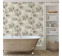 Rasch 659863 Opulenza Feuille Papier Peint Vinyle Bleu Style Classique