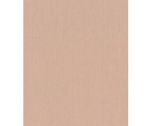 Rasch 746075 Papier peint intissé, couleur unie, rose, structure aspect lin, lignes