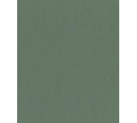 Rasch 746143 Papier peint intissé, structure unie, aspect lin, vert foncé