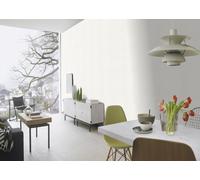 Rasch Club 140200 papier peint intissé uni 53cm x 1005cm blanc