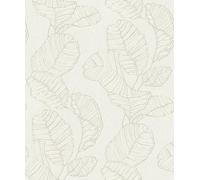 Rasch Color Your Life 822601 Papier peint intissé Botanique 0.53 x 10.05 m Blanc