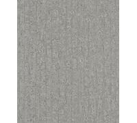 Rasch Factory V 499247 Papier peint intissé Gris foncé Aspect béton Rayures