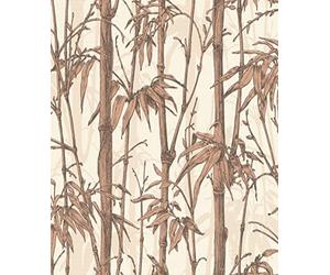 Rasch Florentine III 484878 Papier peint intissé Marron crème 10,05 x 0,53 m
