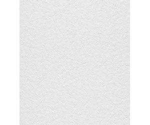 Rasch home style 823127 Papier peint texturé blanc, avec structure en plâtre, uni, 10,05 x 0,53 m (L x l)