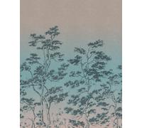 Rasch Magicwalls 360714 Papier peint photo non tissé, motif arbres, vert-bleu et marron, 2,65 x 2,12 m (L x l)