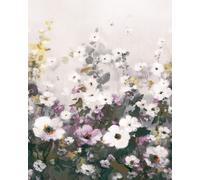 Rasch Magicwalls 360875 - Papier Peint Photo Non tissé avec Une Prairie Fleurie en Vert, Violet et Blanc - 2,65 x 2,12 m (L x l)