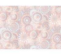 Rasch Magicwalls 362961 Papier peint photo non tissé avec cercles floraux en rose, bleu clair et crème, 2,65 x 3,71 m (L x l)