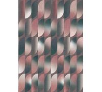 Rasch Magicwalls 364095 Papier peint photo non tissé avec formes graphiques Rose et bleu 3,00 m x 2,12 m (L x l)