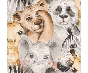 Rasch paperhangings Bambino XIX 252521 Papier peint intissé pour enfant Marron gris 10,05 x 0,53 m