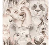 Rasch paperhangings Bambino XIX 252538 Papier peint intissé pour enfant Beige Gris 10,05 x 0,53 m