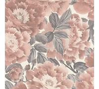 Rasch paperhangings Rasch Tapeten 408331 Papier peint non tissé Motif floral Gris 10,05 m x 0,53 m