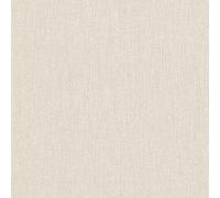 Rasch Papier peint 200676 - Blanc crème - Aspect tissu - Structure textile - 10,05 m x 0,53 m (L x l)