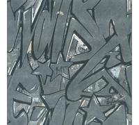 Rasch Papier peint 202021 - Avec motif graffiti - Gris - 10,05 m x 0,53 m (L x l)