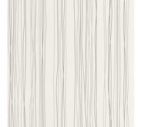 Rasch Papier peint 203257 - Papier peint clair avec lignes fines et rayures en beige, gris et blanc - 10,05 x 0,53 m