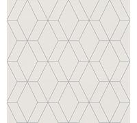 Rasch Papier peint 278606 - Papier peint brillant avec motif géométrique de lignes fines - 10,05 m x 0,53 m (Lx), gris