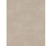 Rasch Papier peint 285314 - Papier peint uni aspect lin marron - 10,05 m x 0,53 m (L x l)