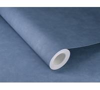 Rasch Papier peint 330090 - Papier peint intissé uni bleu clair avec aspect lin - Structure textile de la collection Paraiso