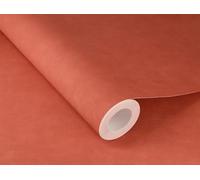 Rasch Papier peint 330113 - Papier peint intissé uni rouge avec aspect lin - Structure textile de la collection Paraiso