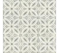 Rasch Papier peint 410259 - Papier peint intissé à motifs aspect carrelage gris et gris clair de la collection Beachhouse