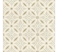 Rasch Papier peint 410266 - Papier peint intissé à motifs avec aspect carrelage beige et sable de la collection Beachhouse