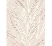 Rasch Papier peint intissé clair avec plantes et herbes roses de la collection Welcome Home 654028