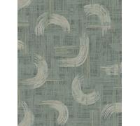 Rasch Papier peint non tissé avec coups de pinceau - Papier peint texturé - Couleurs naturelles en vert pour une ambiance élégante - Facile à tapisser et à peindre - 10,05 m x 0,53 m